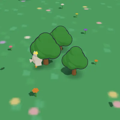 Grovo: A nature world with planting, treats, and animals
