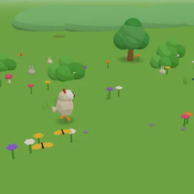 Toti: A gentle walk past small obstacles